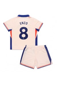 Chelsea Enzo Fernandez #8 Babytruitje Uit tenue Kind 2024-25 Korte Mouw (+ Korte broeken)